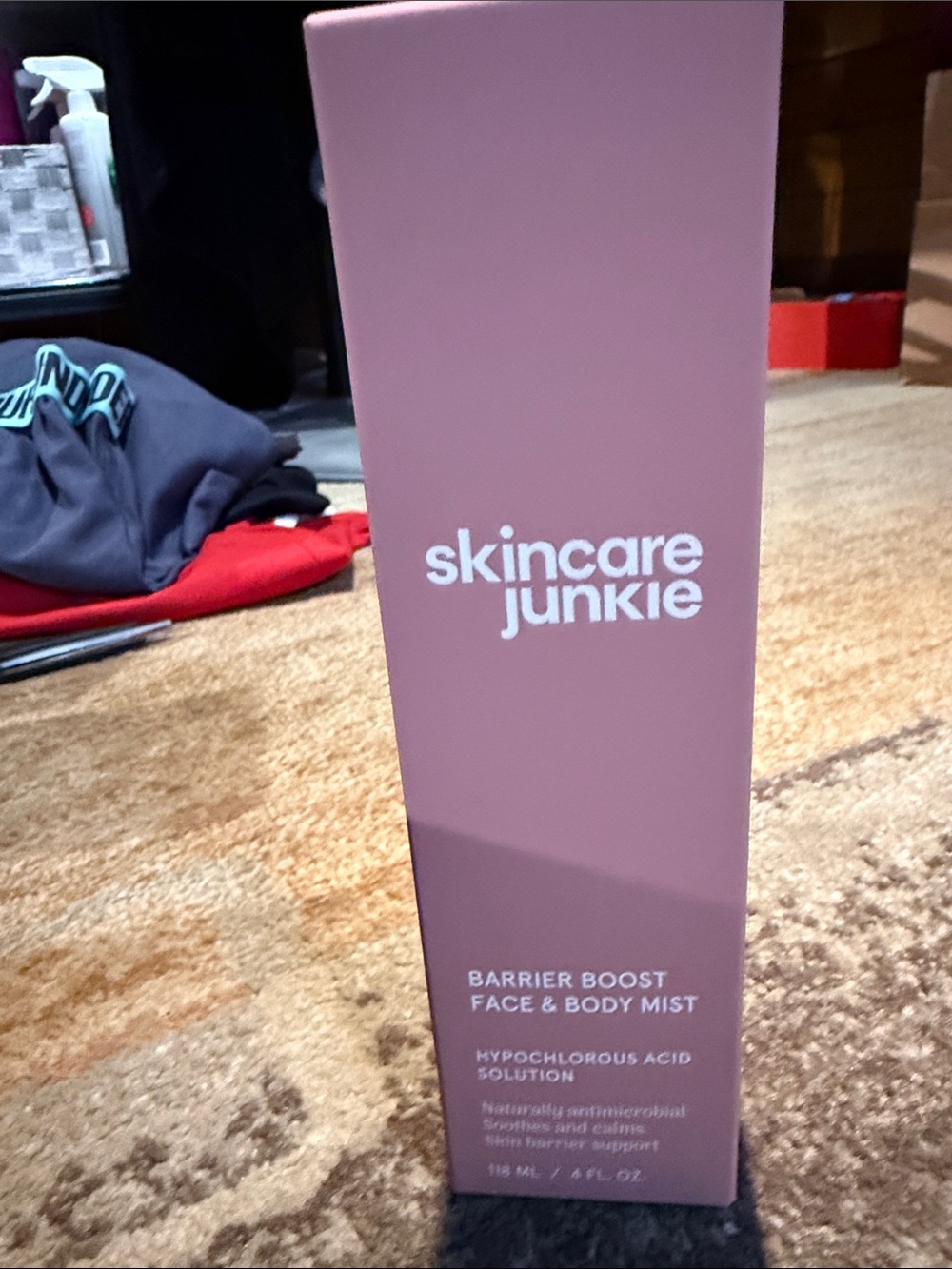 Skincare Junkie Barrier Boost Face & Body Mist — Pink